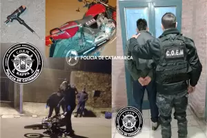 Intent evitar ser detenido ocultndose en un cajero y atent contra su vida