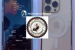 Le robaron un iPhone 14 y la Polica lo recuper