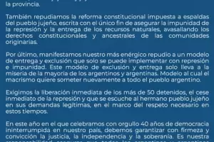 Diputados del Frente de Todos Catamarca repudiaron la represi�n en Jujuy