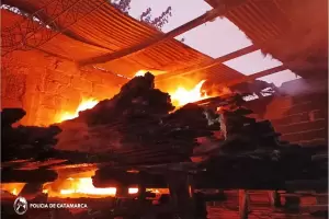 Sufri quemaduras al intentar sofocar un incendio