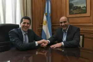 Juan Manzur mantuvo un encuentro con Cristina Kirchner y Wado de Pedro, a das del cierre de lista