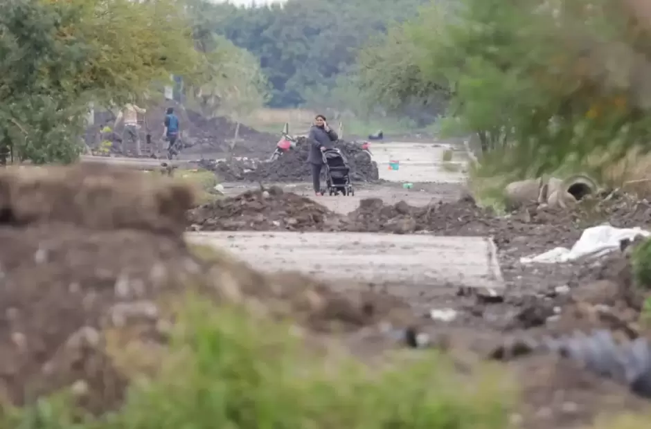 El pavimentado que es cuestionado