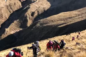 Devotos marianos peregrinaron a los Nevados de Aconquija