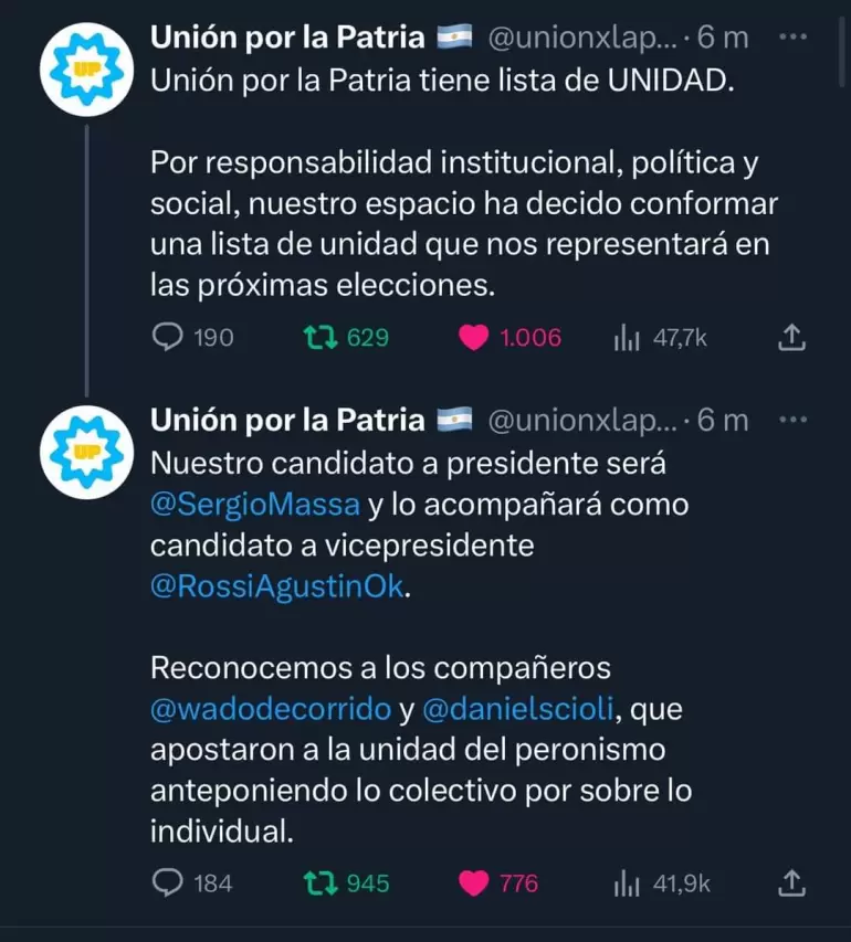 union por la patria
