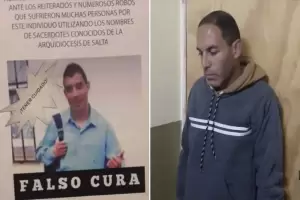 Salta: Un hombre se haca pasar por cura para robar a los fieles y termin en la crcel