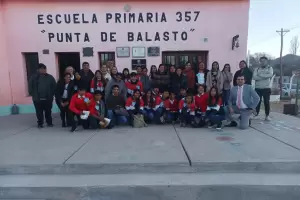 Educacin visit la Escuela Secundaria Rural N21 en Santa Mara