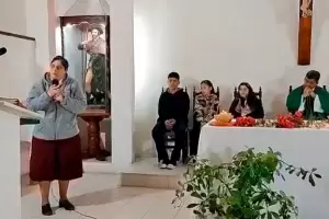 Despidieron a la Hermana Marta Zucco, del Verbo Encarnado, en Recreo