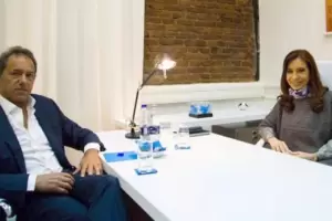 Cristina Kirchner y Daniel Scioli se reunieron en el Senado para bajar la tensi�n tras el cierre de listas