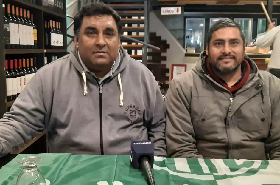 Juan Albarrac�n y Oscar Coronel, de la seccional Recreo