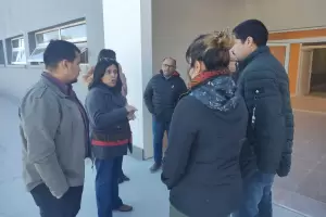 vila supervis los avances de obra en Pomn y Saujil