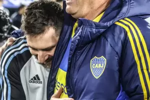 Blas Giunta revel qu le dijo a Messi que lo hizo tentar en el partido homenaje de Riquelme