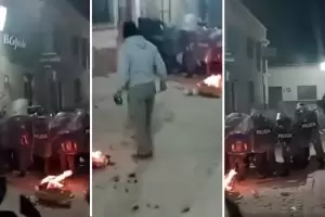 La Polica de Jujuy volvi a reprimir en Humahuaca