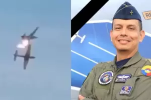 Colombia: Dos aviones chocaron en un entrenamiento militar y muri uno de los pilotos