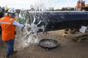 Finalizan llenado del Gasoducto Nstor Kirchner y se viene la inauguracin
