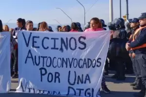 Incidentes y protestas en la previa a la visita de Alberto Fernndez