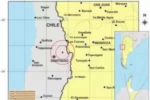 Un fuerte sismo de 5,4 sacudi a Chile y se sinti en Mendoza