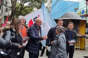 La lista Gana Catamarca llev su campaa a las calles