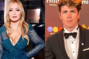 Karina la Princesita y Marcos Ginocchio en pareja?: As se iban juntos de los Martn Fierro