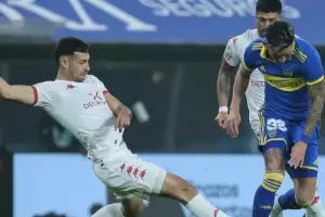 Vzques rompe el empate: Boca 1 Huracn 0