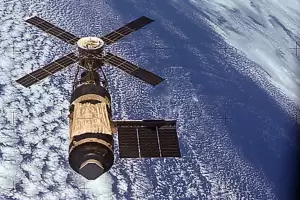 La cada del SkyLab, la primera estacin espacial en los aos 70'