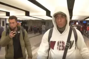 Sebastin Villa volvi a la Argentina de madrugada