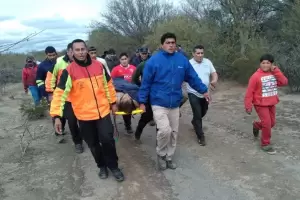 Encontraron con vida a la septuagenaria desaparecida campo adentro