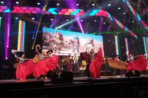 Todo listo para que inicie la 52 edicin de la Fiesta del Poncho