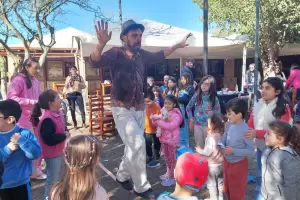 Los nios con activa participacin en las propuestas culturales de la Capital