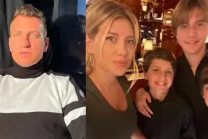 El reencuentro de Maxi Lpez con sus hijos, en medio de la preocupacin por Wanda Nara