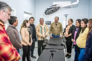Inauguraron el nuevo quir�fano ginecol�gico en el Hospital �Luis A. Vargas�