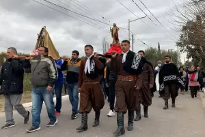 Emotiva celebracin en Palo Labrado en honor a la Virgen del Carmen