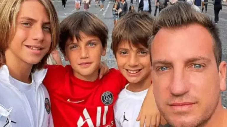 Maxi Lpez tuvo tres hijos con Wanda Nara: Valentino, Constantino y Benedicto. (Foto: instagram/officialmaxilopez)
