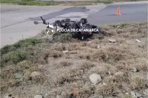 Valle Chico: Joven result lesionado, tras accidentarse mientras manejaba su moto