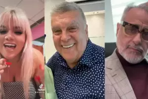 En medio de la pelea con Jorge Rial, Morena le agradeci a Luis Ventura "por estar en las malas"