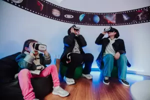 Poncho tecnolgico en el Predio Ferial