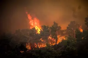 Incendios en la isla griega de Rodas: ordenaron evacuar a ms de 19.000 personas