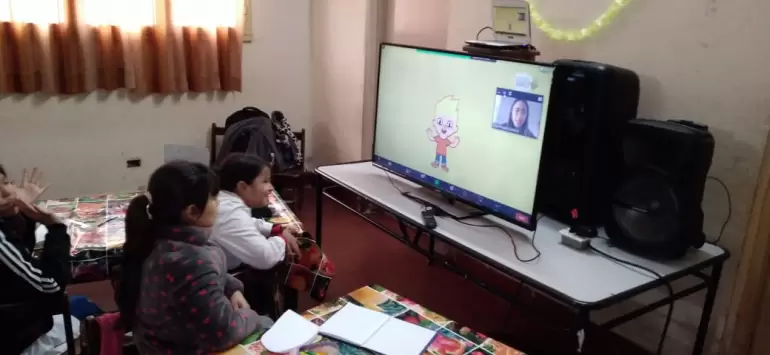 prueba piloto para la implementacion e inicio de clases remotas de ingles