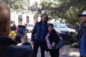 Christian Sancho y Celeste Muriega de promocin en Capital