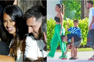 Messi y Antonela fueron a ver la mansin en la que quieren vivir en Miami: las fotos