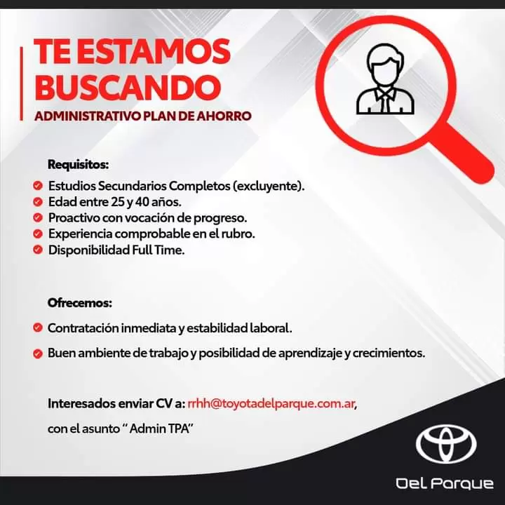 oportunidad laboral