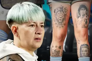 Yamila Rodrguez se defendi de las crticas por su tatuaje de Cristiano Ronaldo: "Jams dije que soy anti Messi"