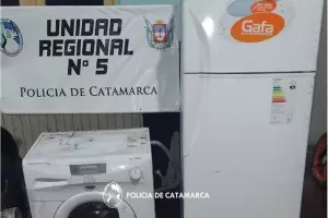En Tinogasta, recuperan elementos sustrados de una vivienda