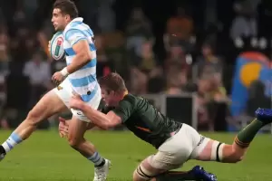 Un jugador de Los Pumas fue sancionado, tras una dura infraccin en un partido contra Sudfrica
