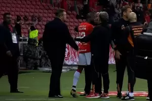 Conflicto en el Inter de Porto Alegre antes de la revancha con River: un jugador discuti y agredi a un colaborador de Coudet