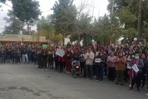 Pobladores de Saujil marcharon por justicia para una nia abusada por un empleado municipal