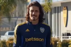 La publicacin de Cavani en la previa de su debut que encendi la ilusin de los hinchas: "Dale Boca"