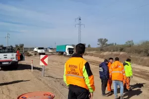 Tras el accidente, se normaliz� el tr�nsito entre Recreo y San Antonio de La Paz