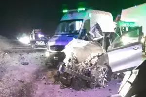 Una turista chilena muri al embestir de frente con un camin