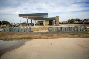 Nueva Terminal de Chumbicha con un importante avance de obra