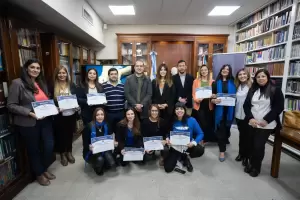 Senado entreg certificados por la capacitacin en lectoescritura Braille